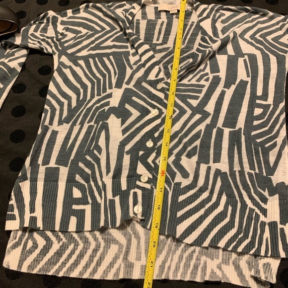 Loft Geometric Print Cardigan - Picture 6 of 7